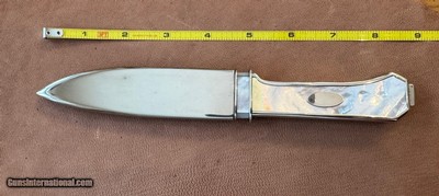 JIM ENCE FOLDING KNIFE, MOTHER OF PEARL, NEW