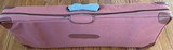 LEATHER GUN CASE WITH COVER FOR PARKER A1 REPRODUCTION 2 BARREL SET. NEW. - 3 of 4