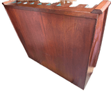 GUN RACK, HAND MADE, TRUE HEAVY MAHOGANY, IN GREAT CONDITION. - 4 of 4