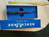 Benchmade 1100-1 Pen Grey with Blue Ink, New in Original Box - 2 of 2