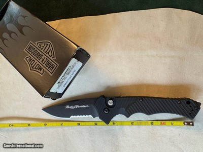 Benchmade 13800SBK Harley Davidson Prototype Mini Rukon, New in Original Box