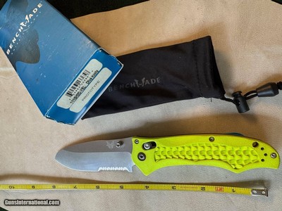 Benchmade 111SH20 Prototype Dive Yellow, New in Original Box