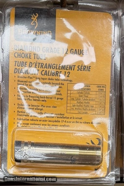 Browning Choke 12 Gauge Invector-Plus Diamond Grade Extended, Skeet, New