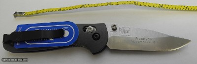 Benchmade 556-1 Mini Griptilian Prototype, 2015.
New in Original Box