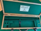 Leather Gun Case, Wood Frame, for Shotgun or Express Rifle, New - 4 of 5