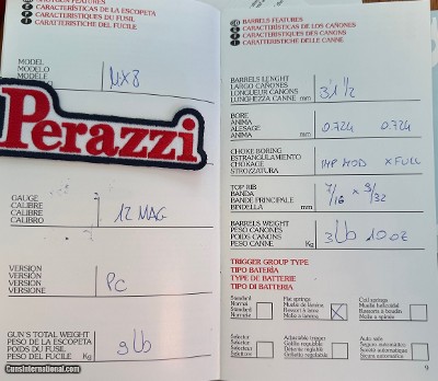 PERAZZI MX812GA 31 1/2