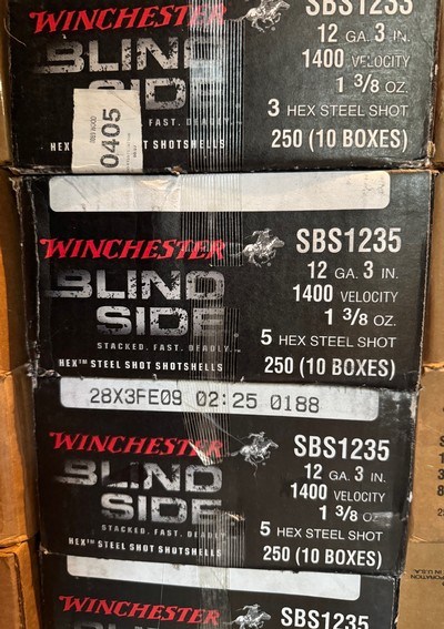 WINCHESTER AMMO, BLIND SIDE, 12GA 3