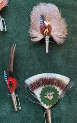 EXOTIC EUROPEAN FEATHER HAT PINS - 3 of 7
