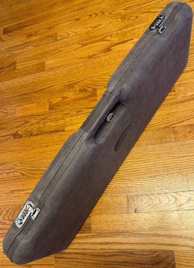 PERAZZI ALL LEATHER SHOTGUN GUN CASE , FELT INTERIOR, 33