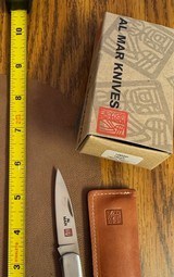 ALMAR FOLDING KNIFE, HAWK WHITE PEARL, NEW IN THE BOX - Image 1 of 2