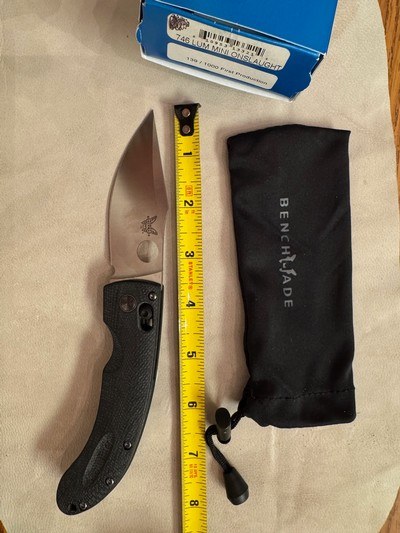 BENCHMADE 746 LUM MINI ONSLAUGHT, FIRST PRODUCTION, 139/1000, RARE, NEW IN BOX - Image 1 of 2