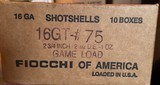 FIOCCHI AMMO SHOTSHELLS 16GA GAME 2 3/4