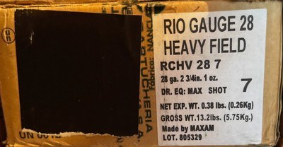 AMMO RIO 28GA HEAVY FIELD 2 3/4