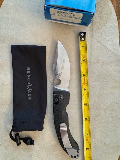 BENCHMADE 746 LUM MINI ONSLAUGHT, PROTOTYPE, NEW IN BOX - Image 2 of 2