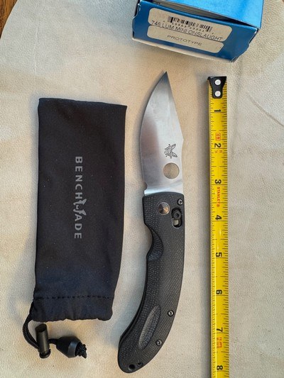 BENCHMADE 746 LUM MINI ONSLAUGHT, PROTOTYPE, NEW IN BOX - Image 1 of 2