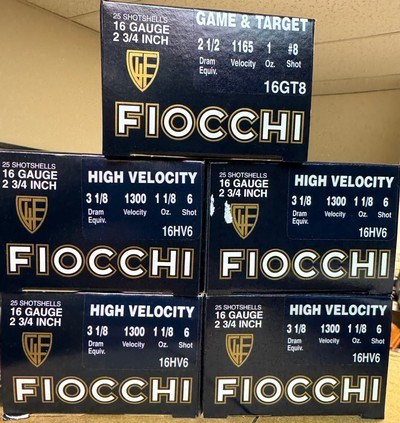 FIOCCHI AMMO 16GA 2 3/4