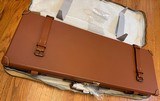 LEATHER GUN CASE WITH COVER FOR 30