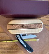 BROWNING CYNERGY KNIFE, LINER LOCK, EXOTIC WOOD, MADE IN ITALY, NEW - Image 3 of 3