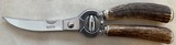 POULTRY SHEARS WITH EUROPEAN RED STAG HANDLES, MADE BY SOLINGEN GERMANY, NEW. - Image 2 of 3