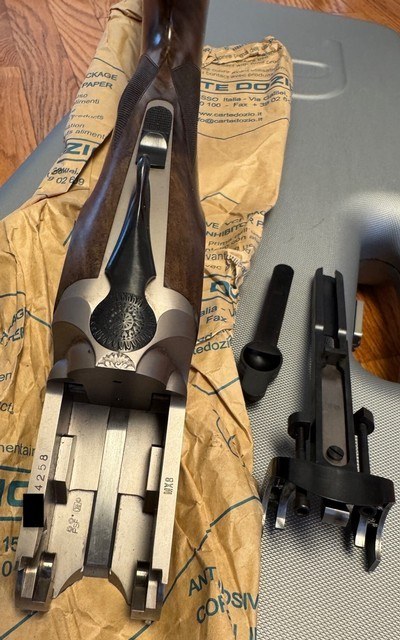 PERAZZI MX8 SILVER RECEIVER, FOREND, TRIGGER, NEVER FIRED - Image 2 of 2