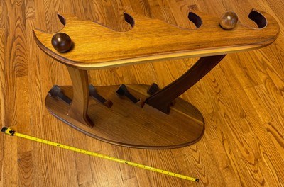 PORTABLE WOODEN GUN RACKS FOR SHOWROOM. EASY DISASSEMBLE & REASSEMBLE. NEW - Image 3 of 4