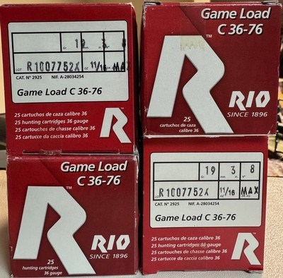RIO AMMO GAME LOAD C36-76, 410GA3