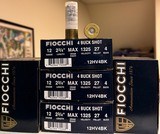 FIOCCHI 12GA 4 BUCK SHOT 12GA 2 3/4