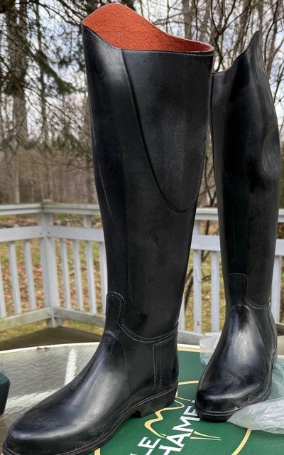 LE CHAMEAU JERSEY LINED ALEZAN PRESTIGE EQUESTRIAN BOOT, US SIZE 9,NEW IN BOX - Image 1 of 3