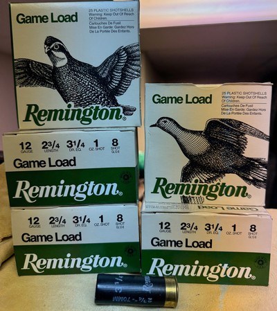 AMMO REMINGTON GAME LOAD 12GA, 2 3/4", #8 SHOT, 5 BOXES - Image 1 of 1