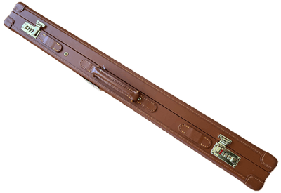 BROWNING LEATHER FITTED GUN CASE ,FITS 32