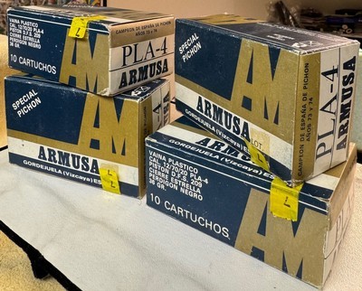 EUROPEAN AMMO PIGEON 12GA, 4 BOXES, (40 SHELLS) - Image 1 of 1