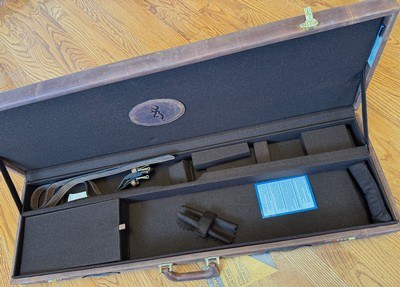 BROWNING UNIVERSAL LEATHER GUN CASE, 36 1/2
