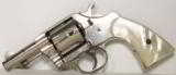 Colt 1889 Navy .38 Nickel—Pearls - 4 of 15