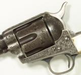 Colt Single Action Army 45 Blue Factory Engraved 1892 - 7 of 22