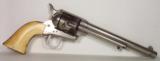 Colt Single Action Army 45 Nickel/Ivory shipped 1875 - 1 of 18