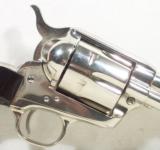 Rare 2nd Gen. Colt Single Action Army 357X4 ¾”—Nickel - 3 of 16