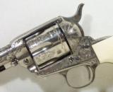Colt Single Action Army 44-40 made 1910—Factory style Engraved - 7 of 21
