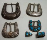 Five Silver Buckles Etc. - 1 of 7
