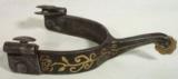Robert Lincoln Causey Gold Inlaid Spurs - 5 of 13
