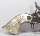 El Paso Shipped Colt SAA 44-40 Nickel Steer-Head Pearls - 2 of 20