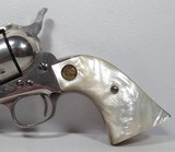 El Paso Shipped Colt SAA 44-40 Nickel Steer-Head Pearls - 7 of 20