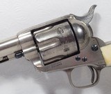 Colt Single Action Army 45 Nickel/Ivory made 1876 - 16 of 18