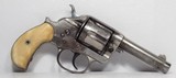 Colt Model 1878 4 inch Nickel/Ivory Etch Panel 44-40 - 1 of 20