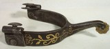 Robert Lincoln Causey Gold Inlaid Spurs - 5 of 14