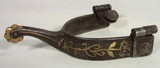 Robert Lincoln Causey Gold Inlaid Spurs - 3 of 14