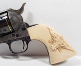 Colt SAA Factory Engraved-Gold Inlaid-Carved Ivory TX Shipped - 3 of 25