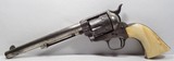 Colt SAA 45 with Carved Ivory Grips – Shipped 1880 - 6 of 20