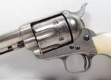 Colt Single Action Army 45 Nickel/Ivory made 1876 - 7 of 22