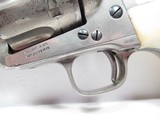 Colt Single Action Army 45 Nickel/Ivory made 1876 - 8 of 22