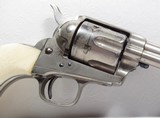 Colt Single Action Army 45 Nickel/Ivory made 1876 - 3 of 22